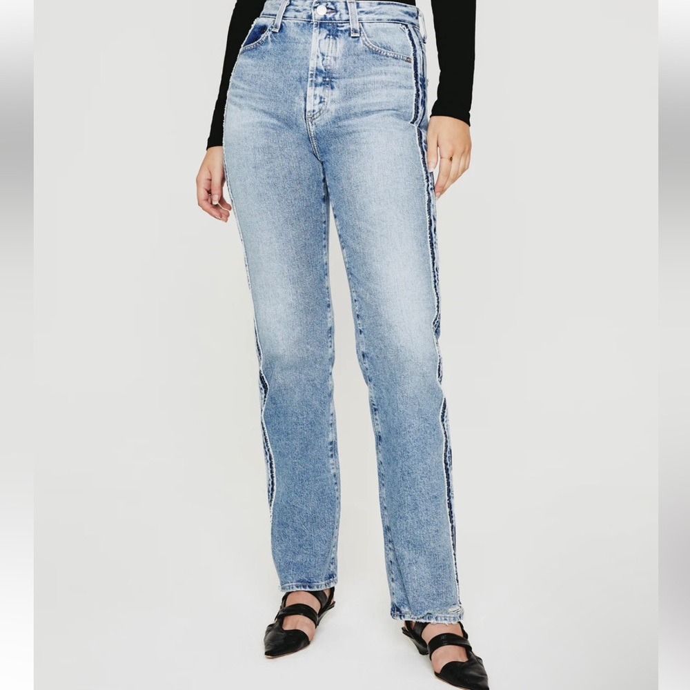 NWT AG ALEXXIS Straight Leg High-Rise Vintage Full Motion Stretch Jeans 32